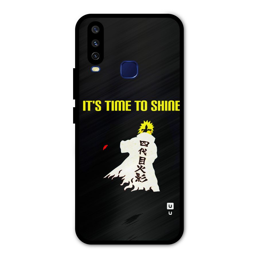 Time To Shine Metal Back Case for Vivo U10