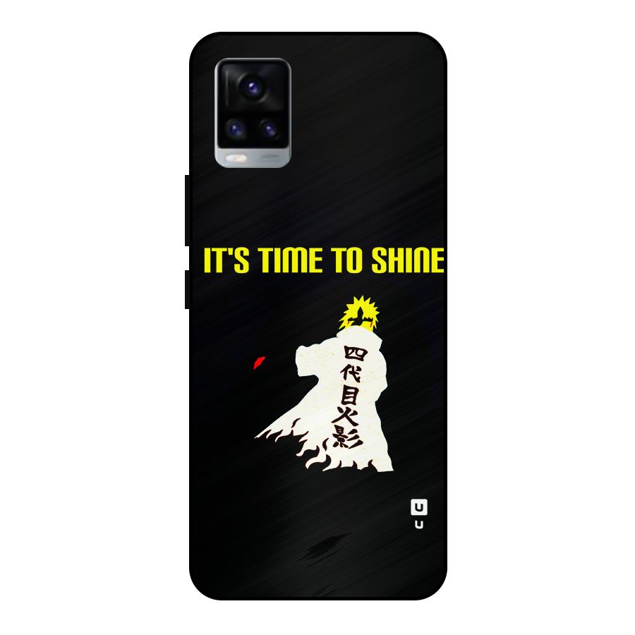 Time To Shine Metal Back Case for Vivo V20 2021