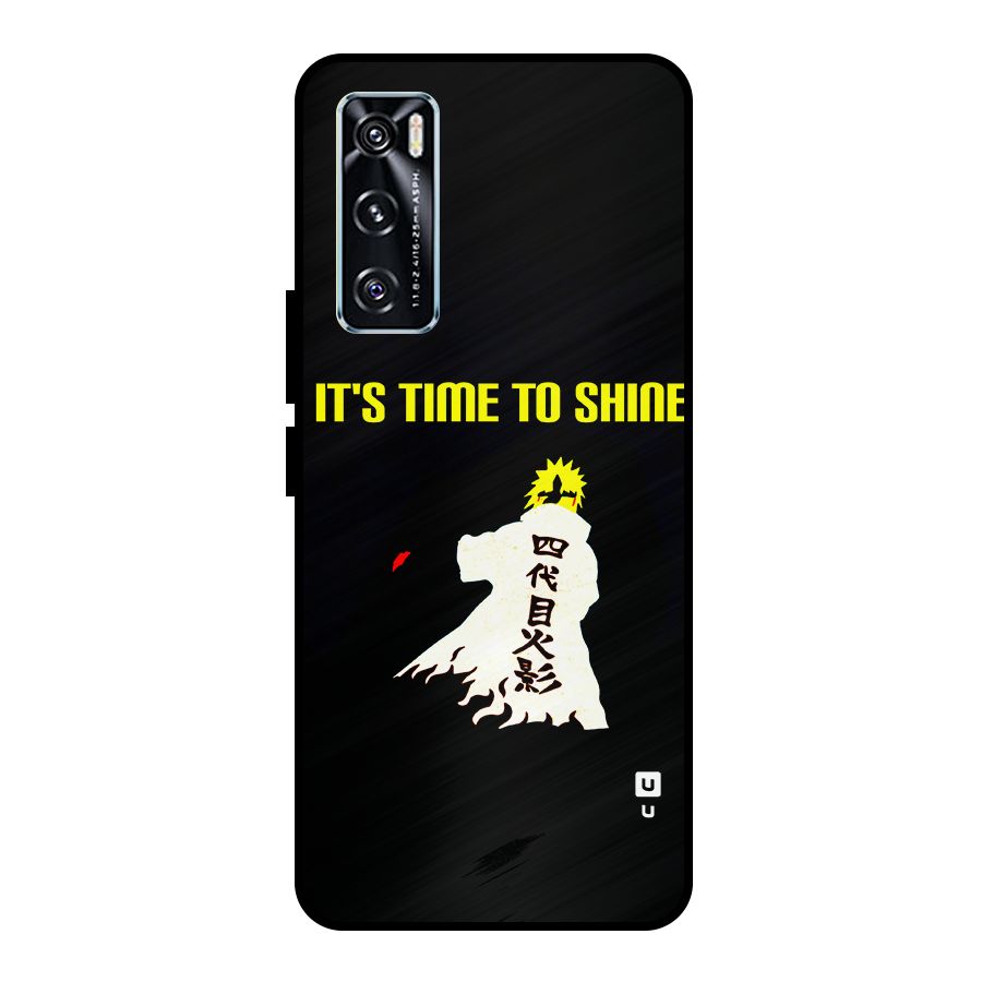 Time To Shine Metal Back Case for Vivo V20 SE