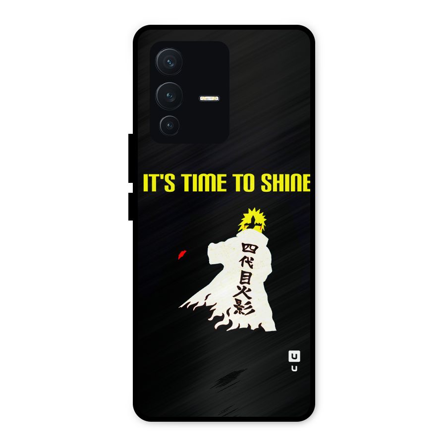 Time To Shine Metal Back Case for Vivo V23 5G