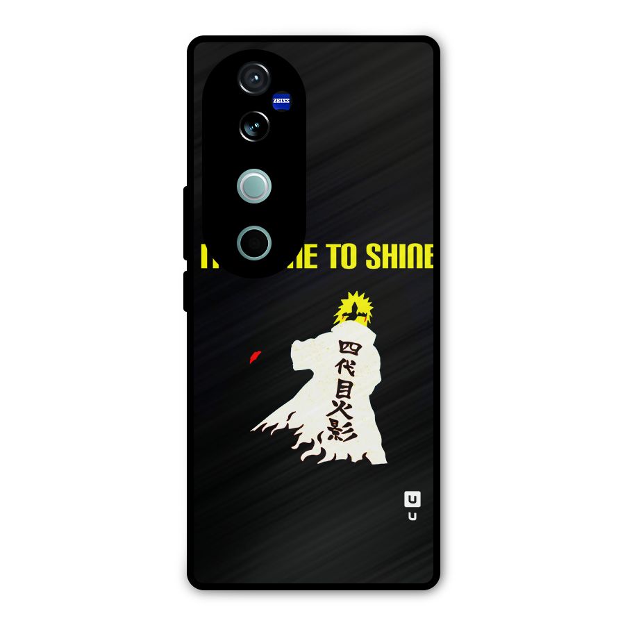 Time To Shine Metal Back Case for Vivo V40 Pro