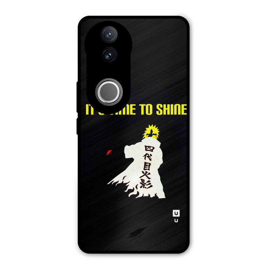 Time To Shine Metal Back Case for Vivo V50e