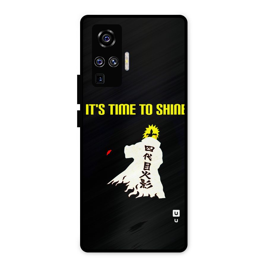 Time To Shine Metal Back Case for Vivo X50 Pro