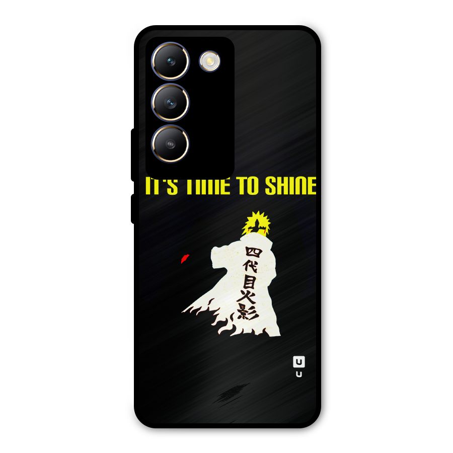 Time To Shine Metal Back Case for Vivo Y200e