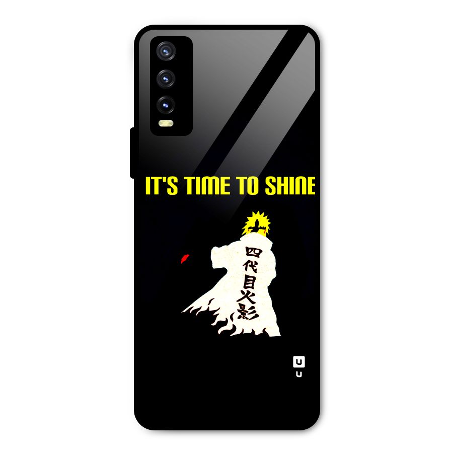 Time To Shine Metal Back Case for Vivo Y20t