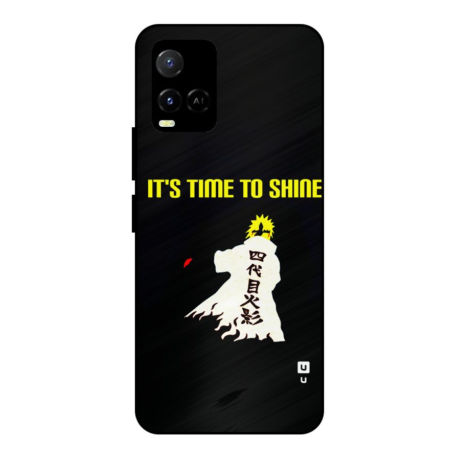 Time To Shine Metal Back Case for Vivo Y21T