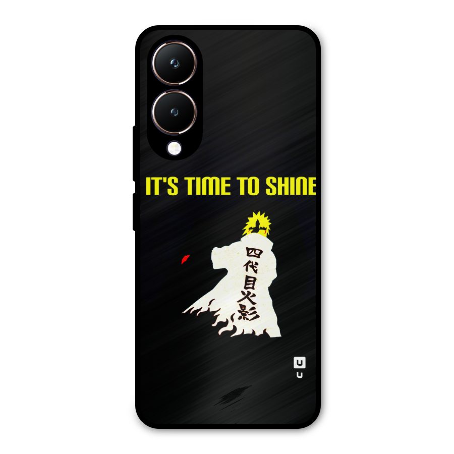 Time To Shine Metal Back Case for Vivo Y28