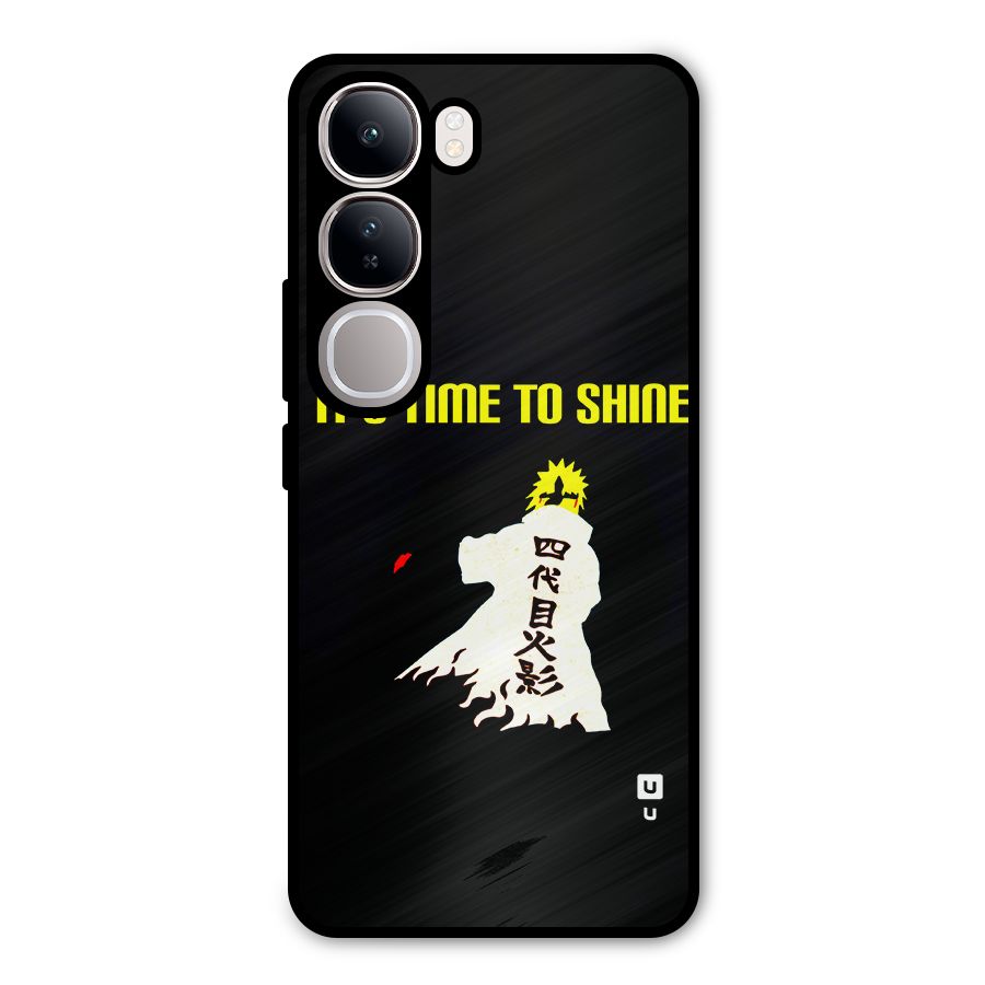 Time To Shine Metal Back Case for Vivo Y300