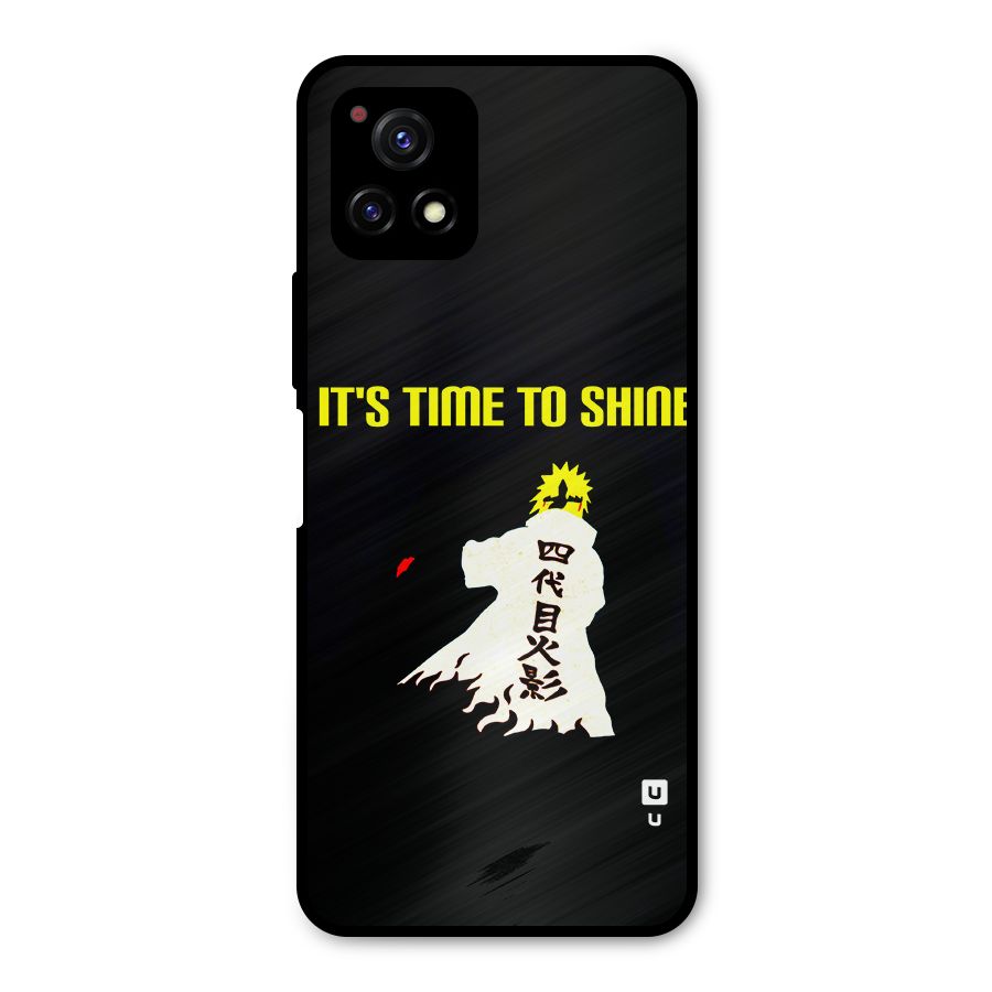Time To Shine Metal Back Case for Vivo Y72 5G