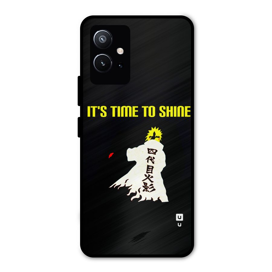 Time To Shine Metal Back Case for Vivo Y75 5G