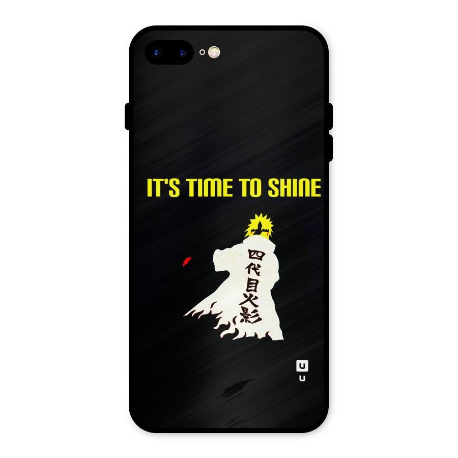 Time To Shine Metal Back Case for iPhone 8 Plus