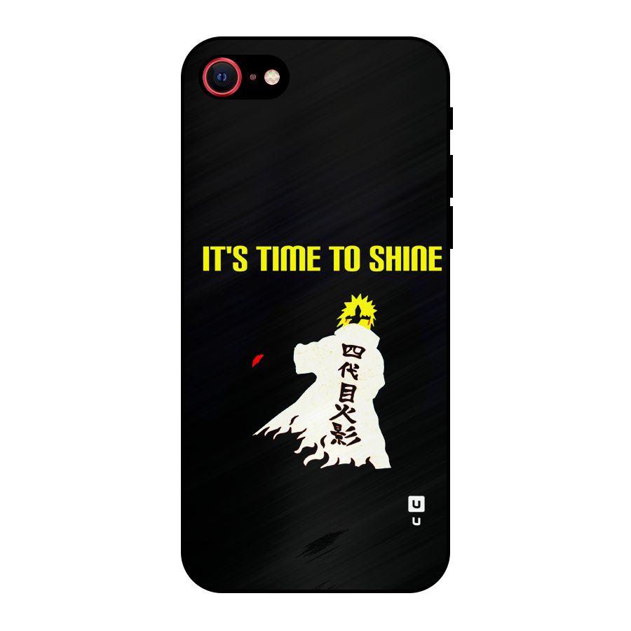 Time To Shine Metal Back Case for iPhone SE 2020