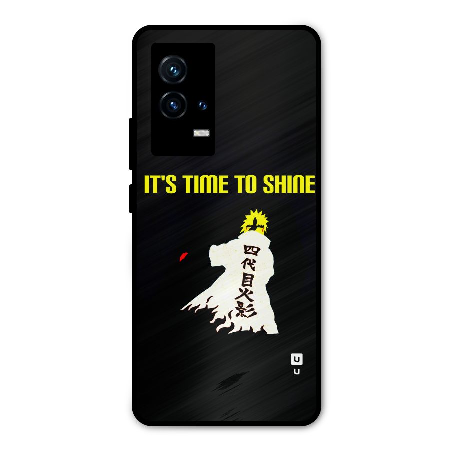 Time To Shine Metal Back Case for iQOO 9 5G