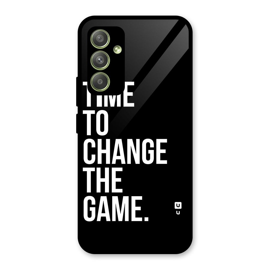 Time to Change the Game Glass Back Case for Galaxy A54