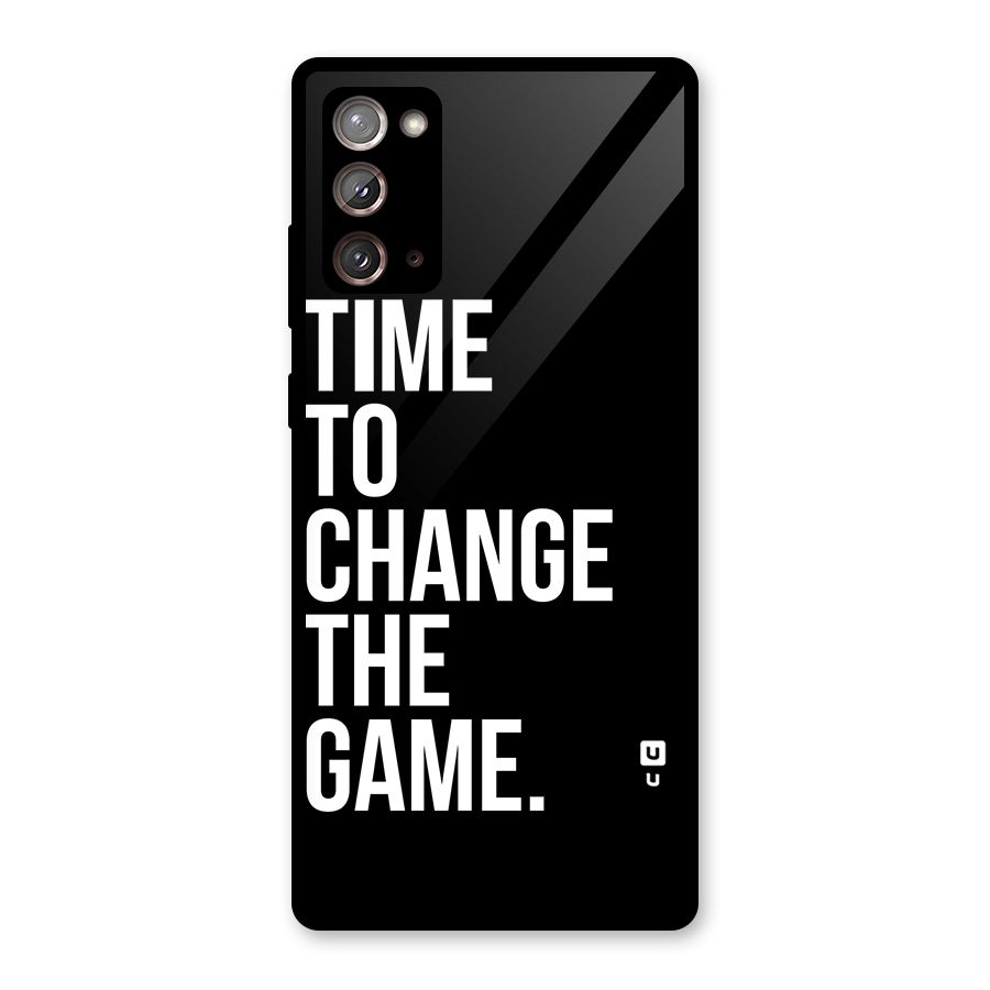 Time to Change the Game Glass Back Case for Galaxy Note 20