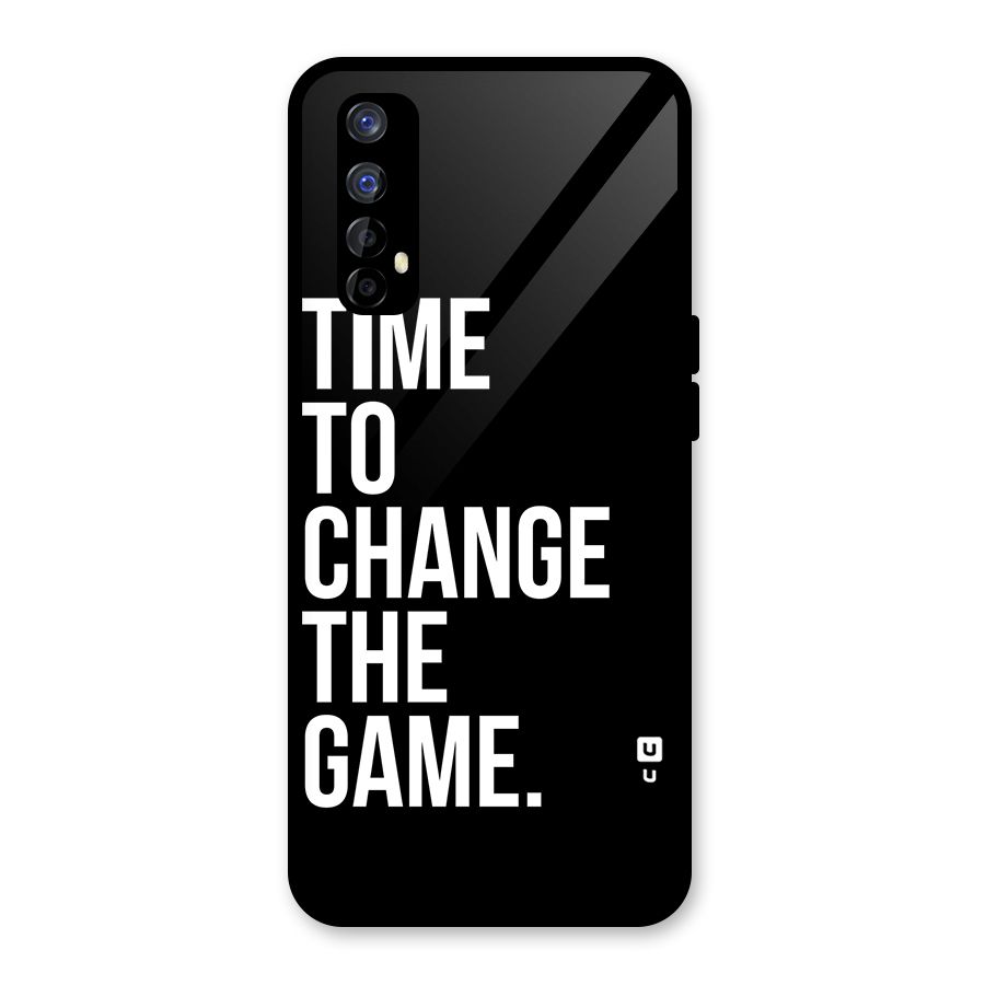Time to Change the Game Glass Back Case for Realme 7