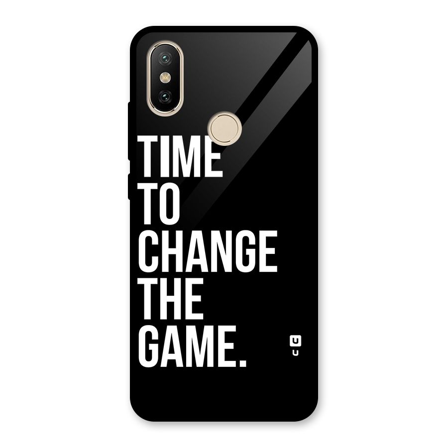 Time to Change the Game Glass Back Case for Redmi A2