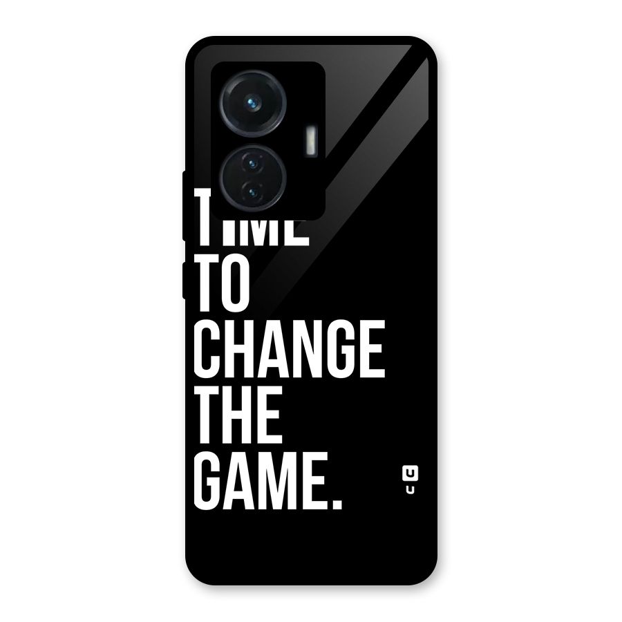 Time to Change the Game Glass Back Case for Vivo T1 44W