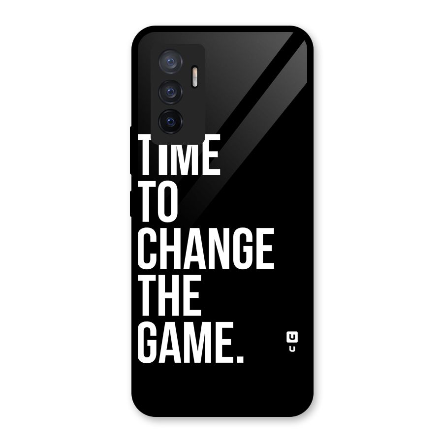 Time to Change the Game Glass Back Case for Vivo V23e