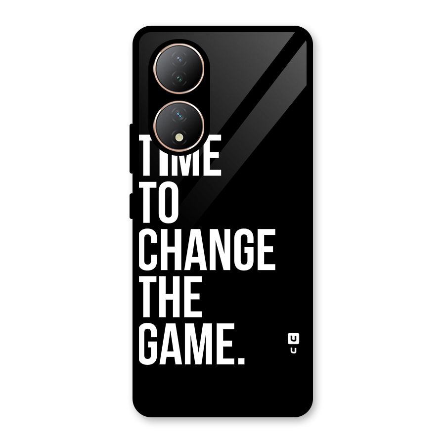 Time to Change the Game Glass Back Case for Vivo Y100A