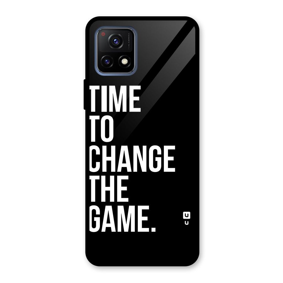 Time to Change the Game Glass Back Case for Vivo Y72 5G
