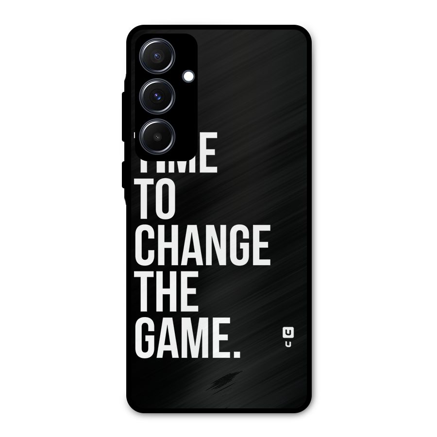 Time to Change the Game Metal Back Case for Galaxy A55