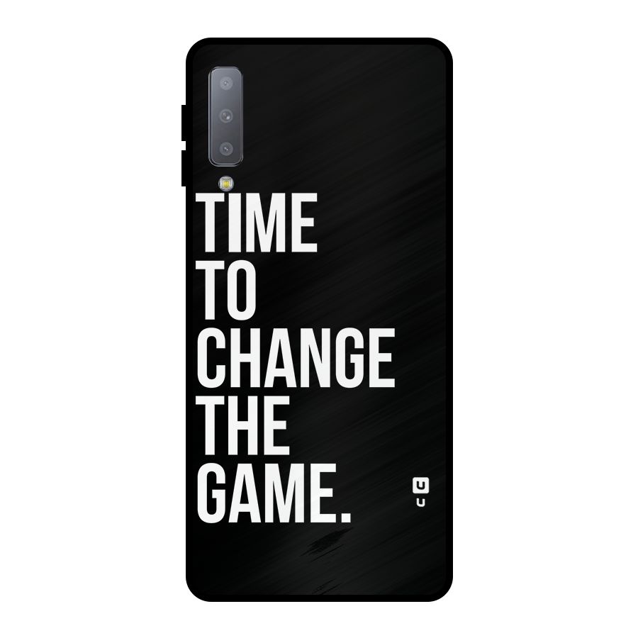 Time to Change the Game Metal Back Case for Galaxy A7 (2018)