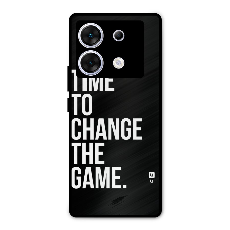 Time to Change the Game Metal Back Case for Infinix Zero 30 5G