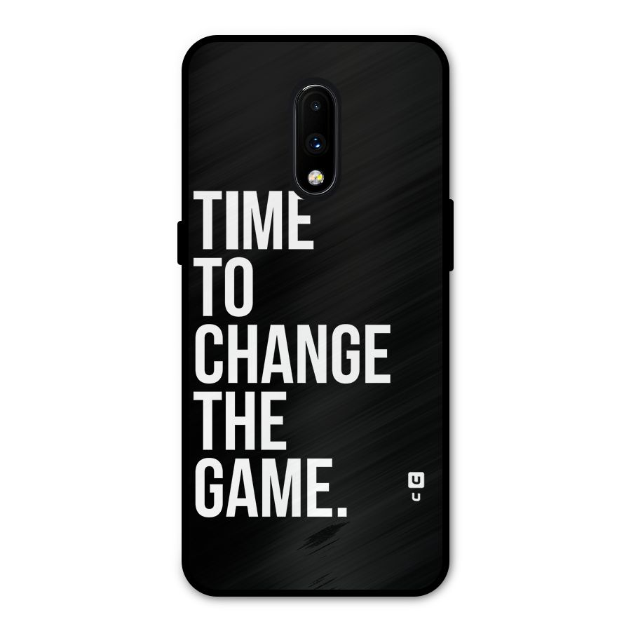 Time to Change the Game Metal Back Case for OnePlus 7