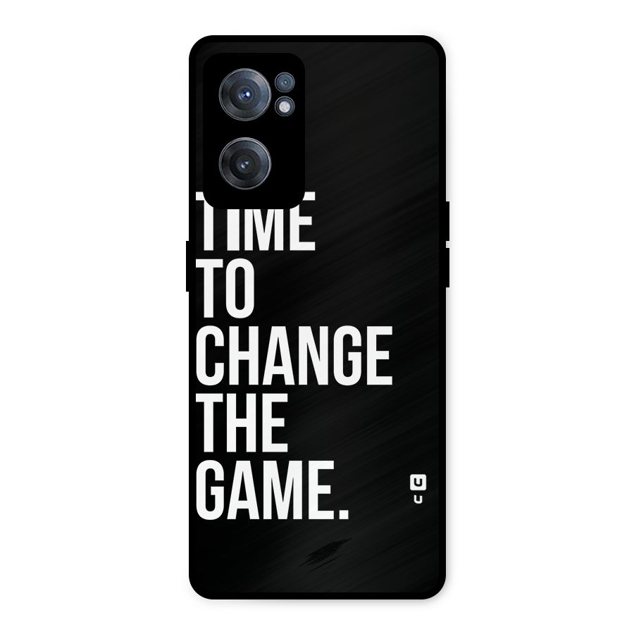 Time to Change the Game Metal Back Case for OnePlus Nord CE 2 5G