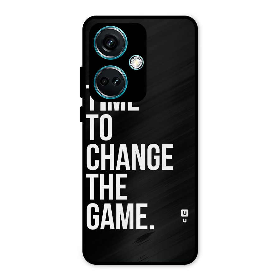 Time to Change the Game Metal Back Case for OnePlus Nord CE 3 5G