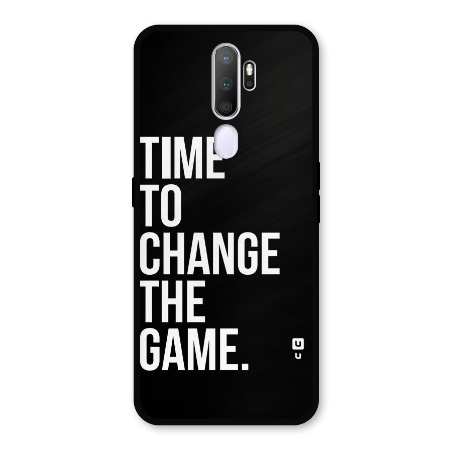 Time to Change the Game Metal Back Case for Oppo A5 (2020)