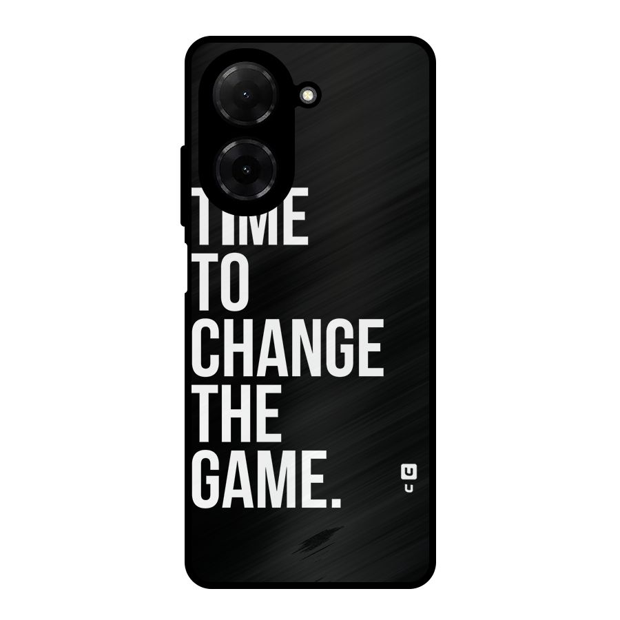 Time to Change the Game Metal Back Case for Poco C71