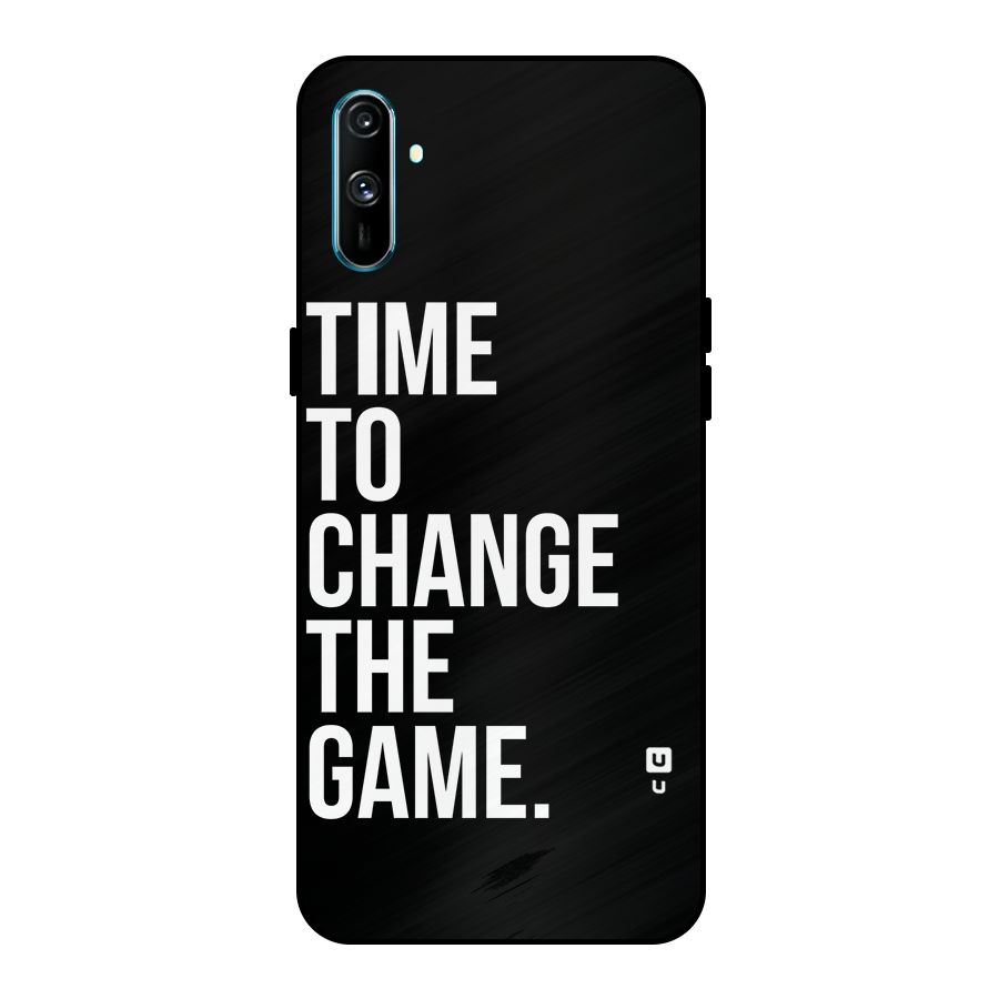 Time to Change the Game Metal Back Case for Realme C3