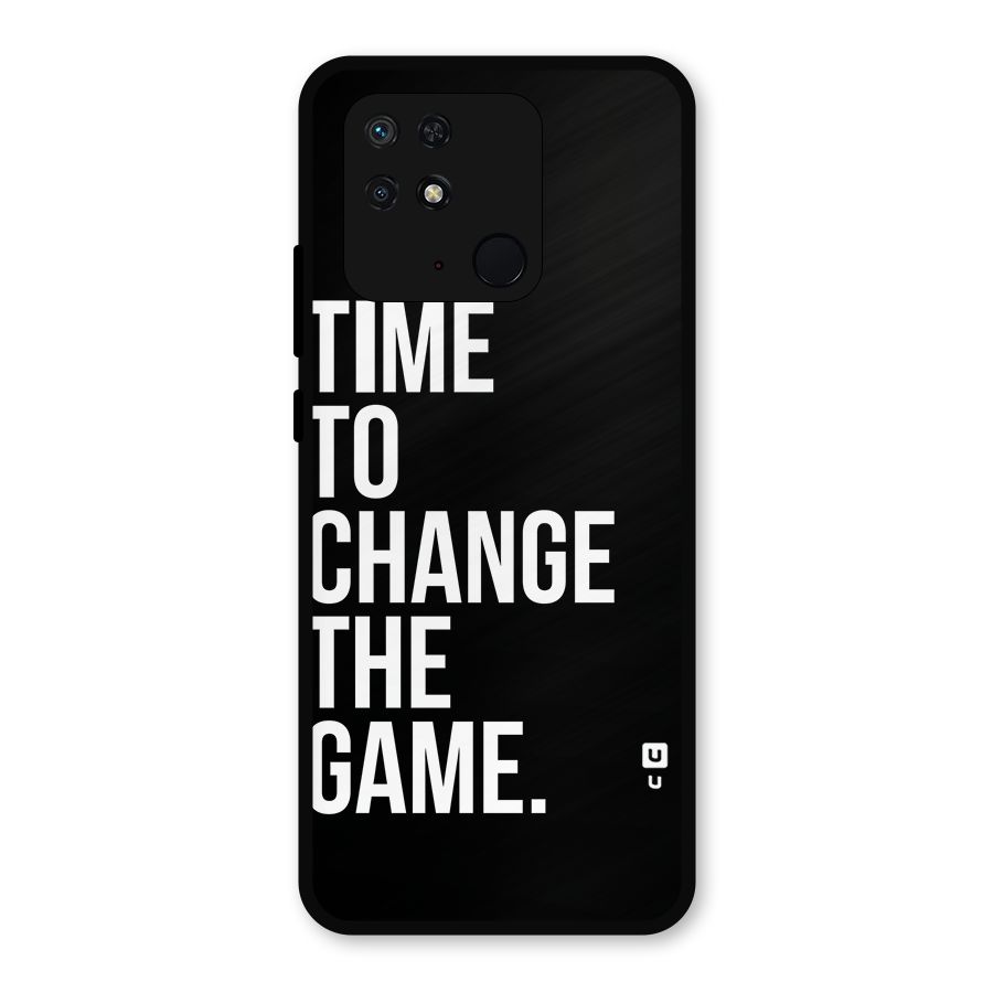 Time to Change the Game Metal Back Case for Redmi 10