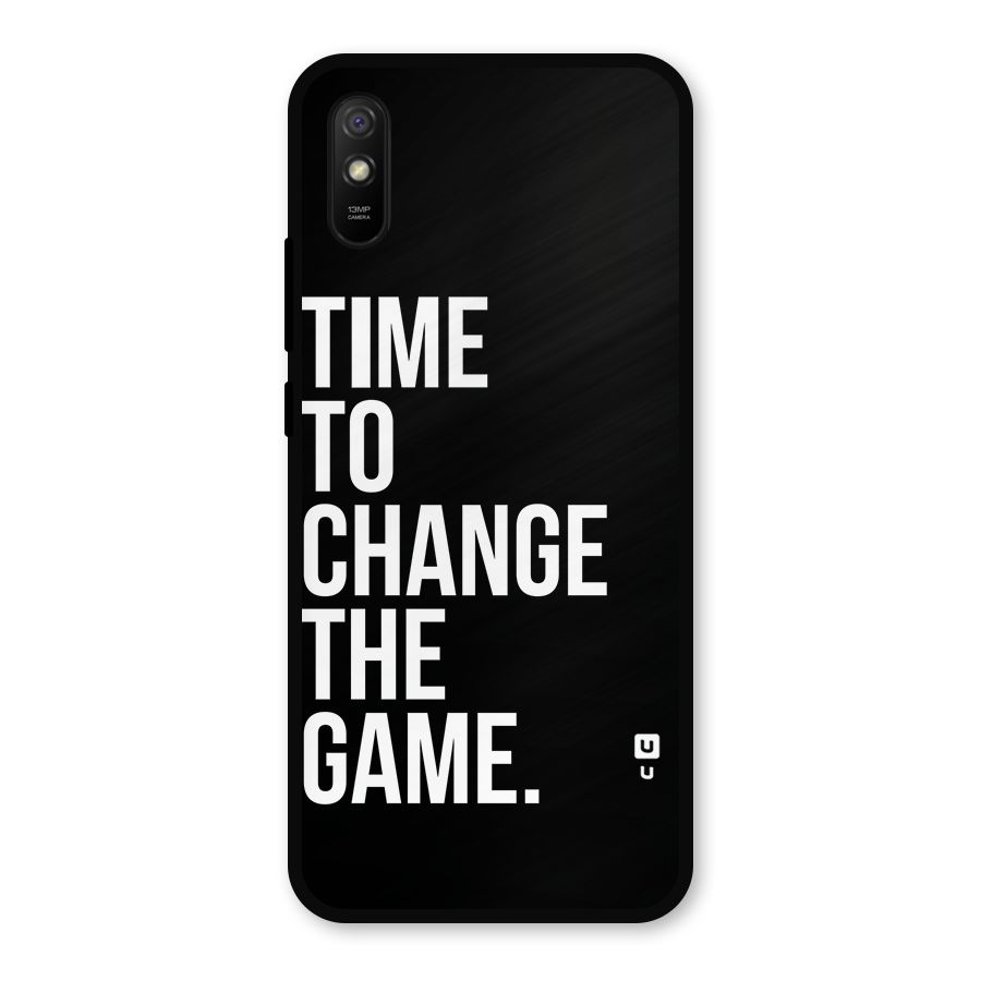 Time to Change the Game Metal Back Case for Redmi 9i