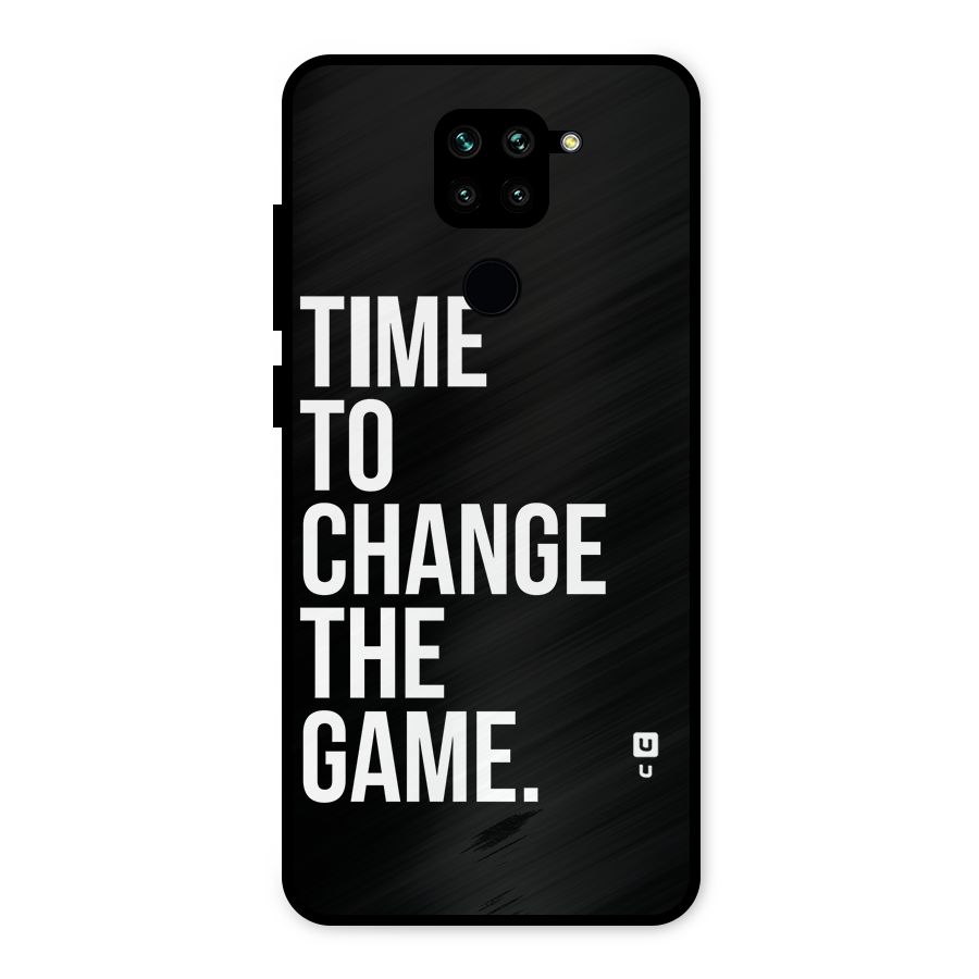 Time to Change the Game Metal Back Case for Redmi Note 9