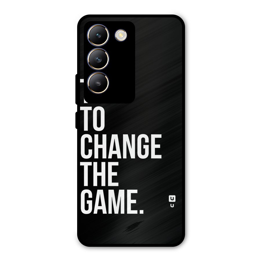 Time to Change the Game Metal Back Case for Vivo T3 5G