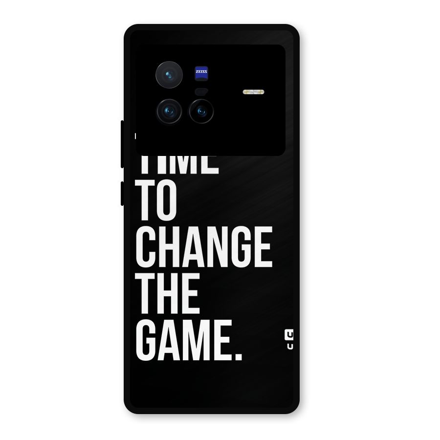 Time to Change the Game Metal Back Case for Vivo X80