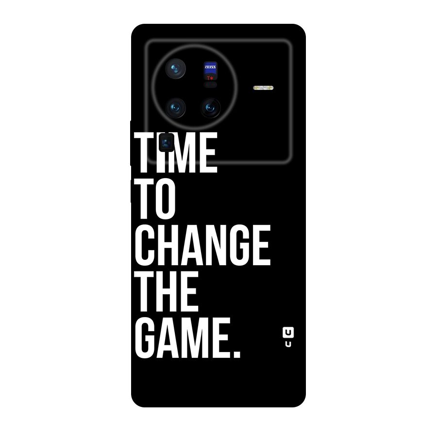 Time to Change the Game Original Polycarbonate Back Case for Vivo X80