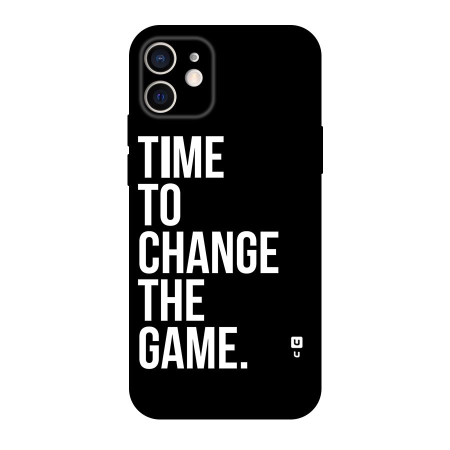 Time to Change the Game Original Polycarbonate Back Case for iPhone 12