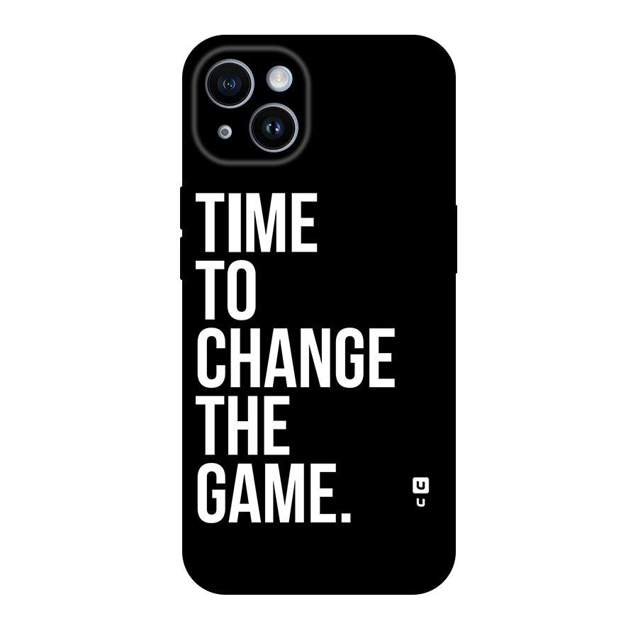 Time to Change the Game Original Polycarbonate Back Case for iPhone 14