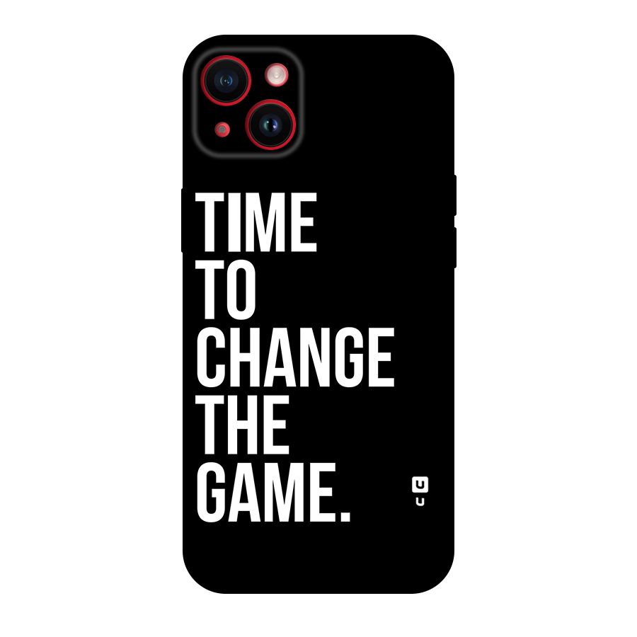 Time to Change the Game Original Polycarbonate Back Case for iPhone 14 Plus