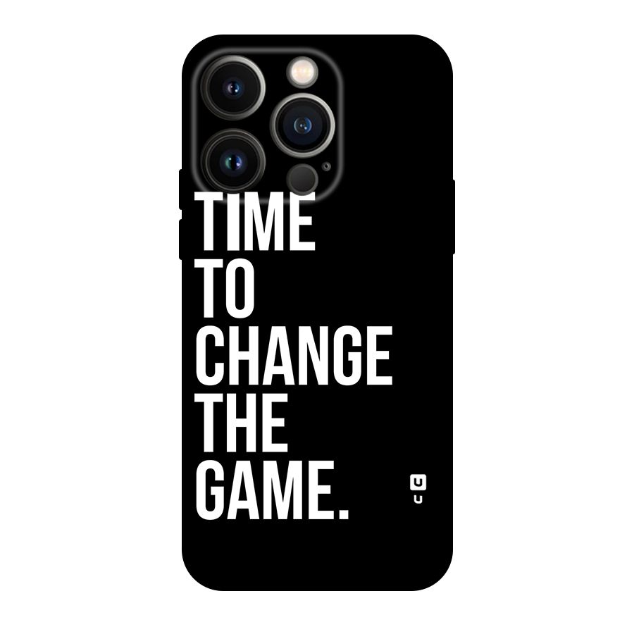 Time to Change the Game Original Polycarbonate Back Case for iPhone 14 Pro