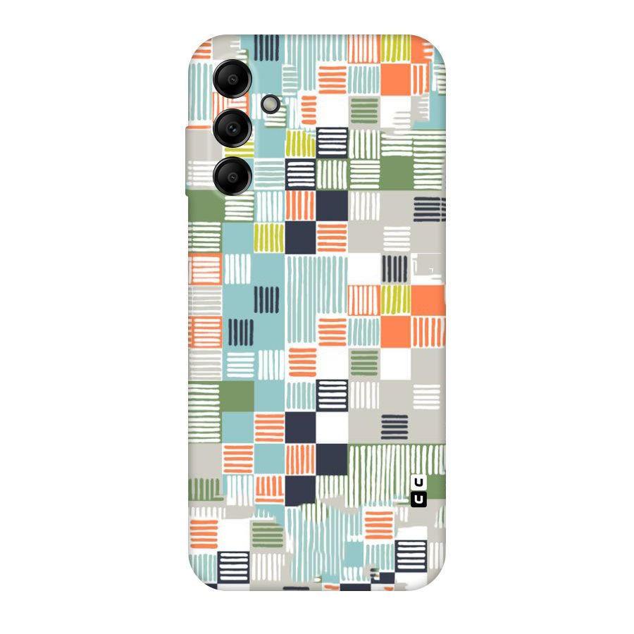 Tiny Boxes Stripes Original Polycarbonate Back Case for Galaxy A14 5G