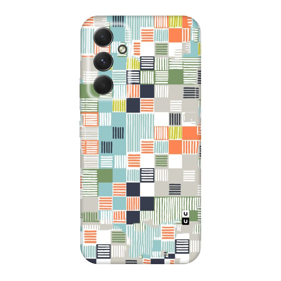 Tiny Boxes Stripes Original Polycarbonate Back Case for Galaxy A54