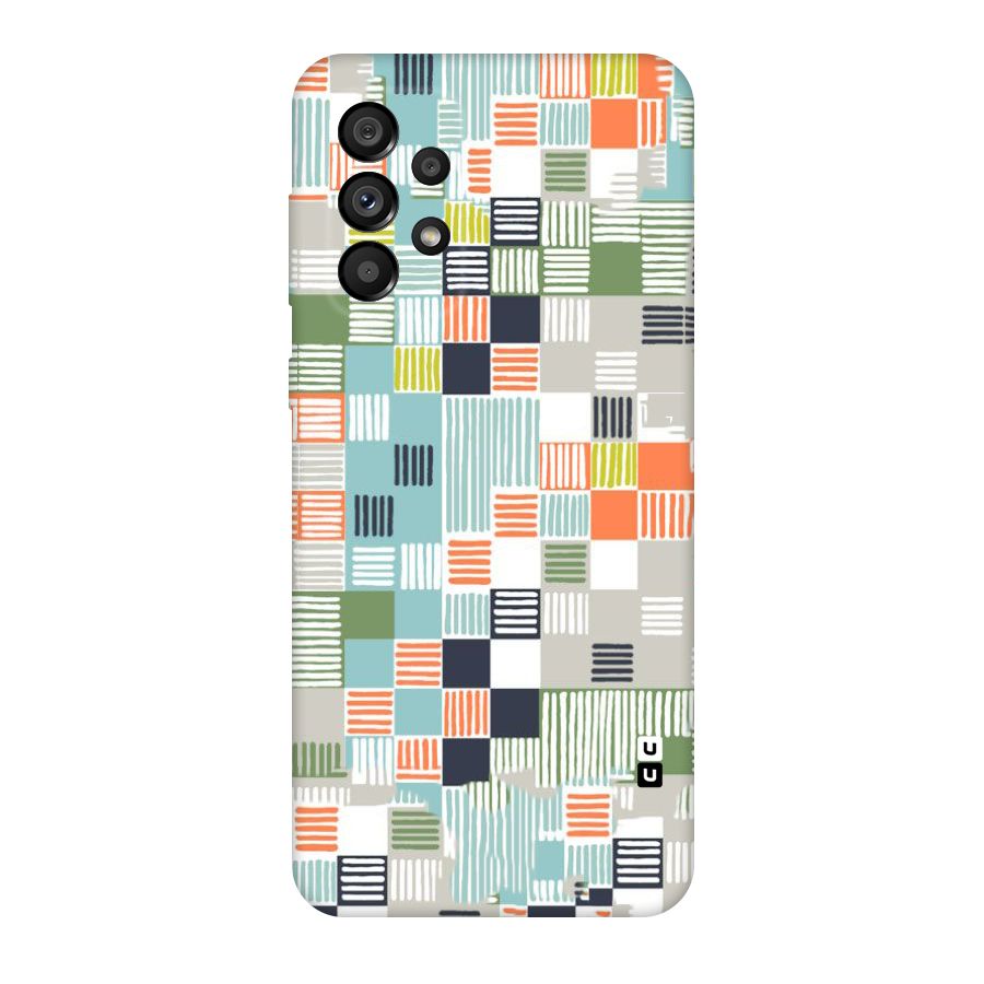 Tiny Boxes Stripes Original Polycarbonate Back Case for Galaxy A73 5G