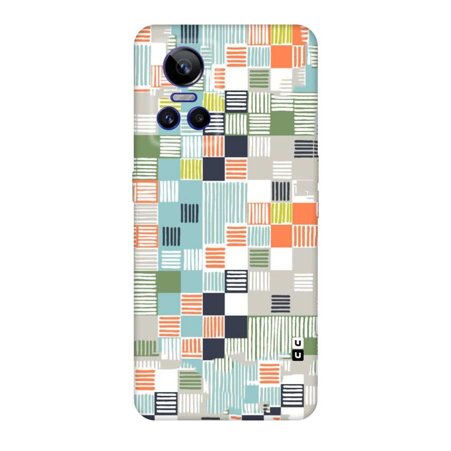 Tiny Boxes Stripes Original Polycarbonate Back Case for Realme GT Neo 3