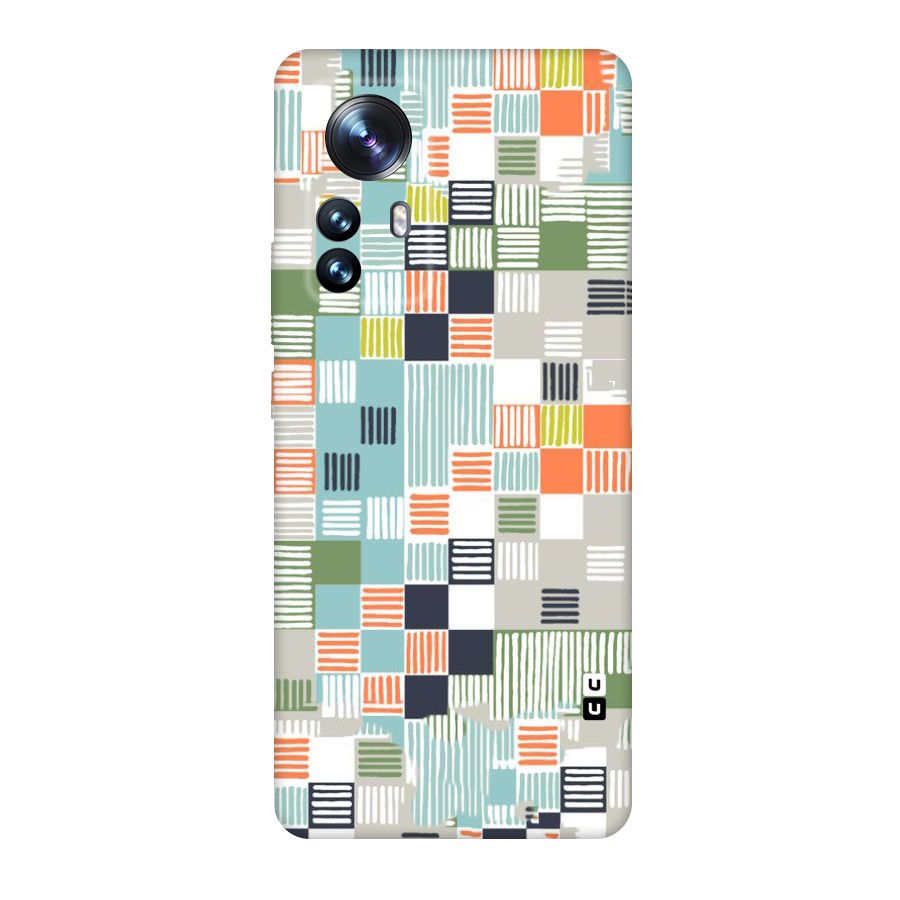 Tiny Boxes Stripes Original Polycarbonate Back Case for Xiaomi 12 Pro