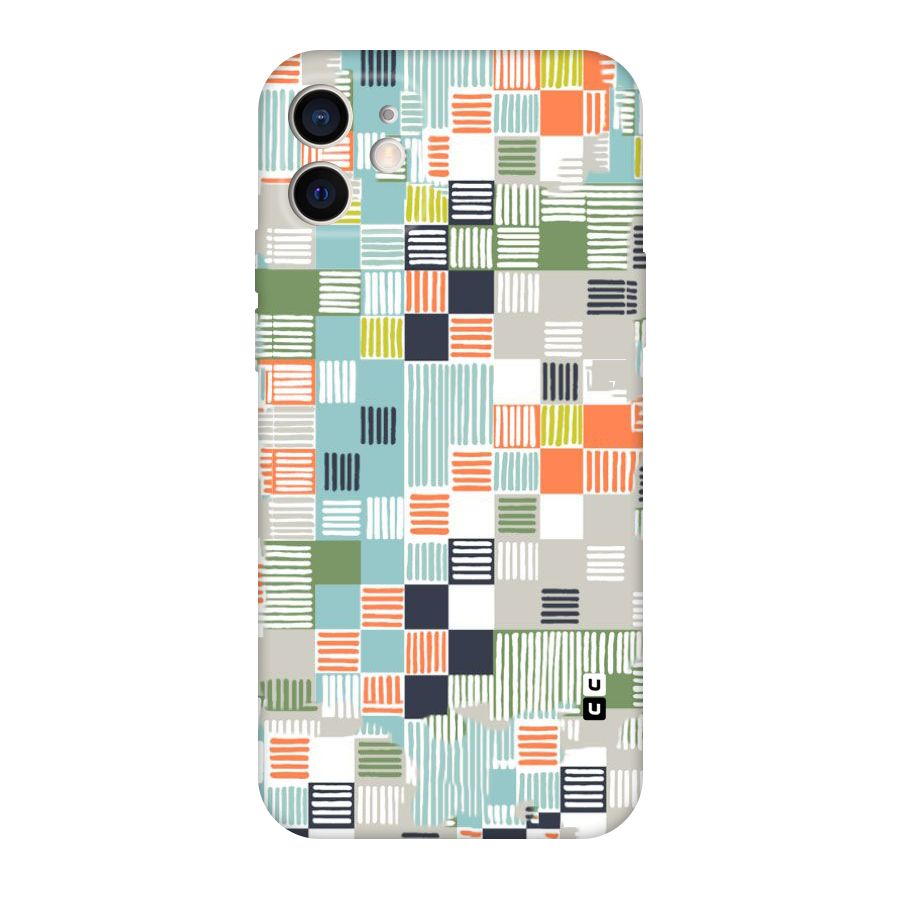 Tiny Boxes Stripes Original Polycarbonate Back Case for iPhone 12